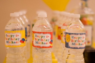 Personalized water bottles with the theme of your choice