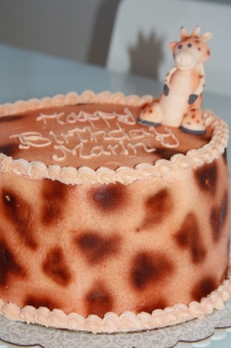 girafe cake by sara